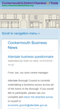 Mobile Screenshot of cockermouthbusiness.org