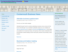 Tablet Screenshot of cockermouthbusiness.org